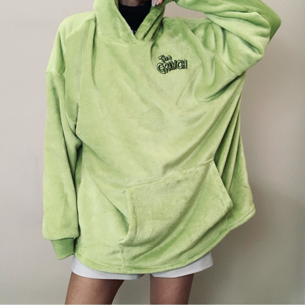 Dr. Seuss The Grinch Green Hoodie - Picture 2 of 8
